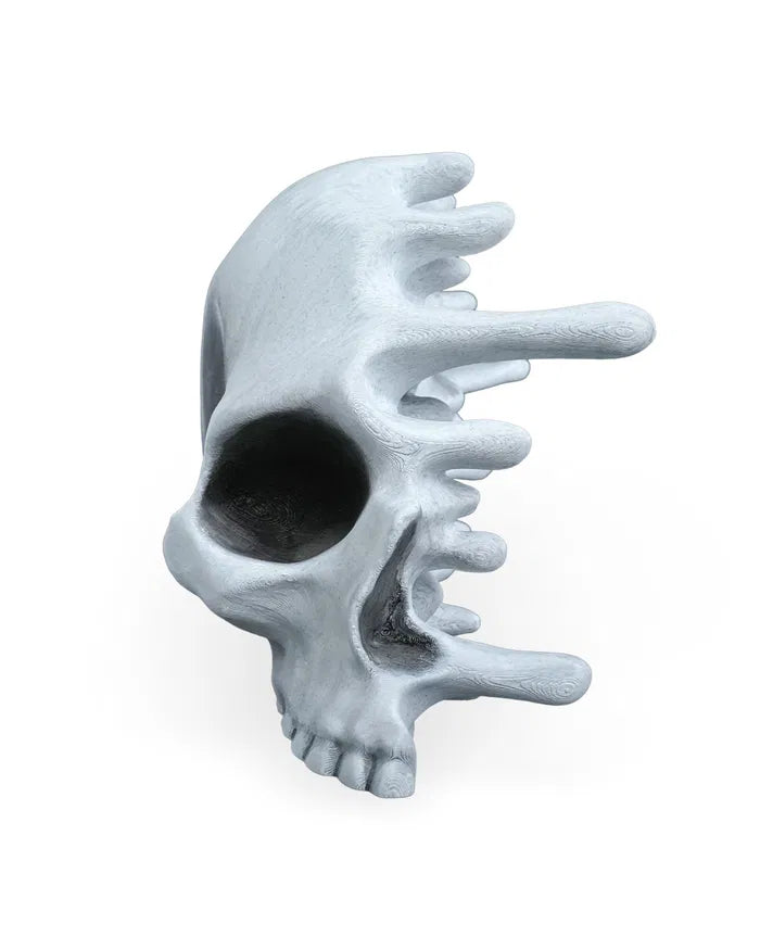 RIPped Skull – Surreal Decorative Sculpture