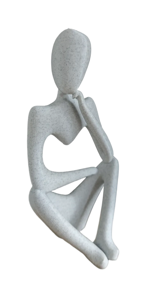 Abstract thinking sculpture statue