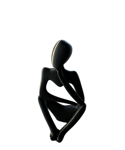 Abstract thinking sculpture statue