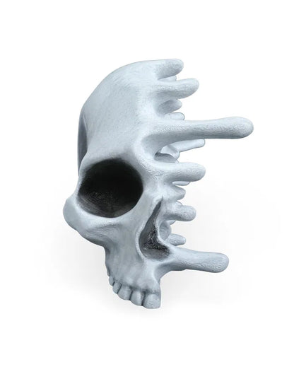 RIPped Skull – Surreal Decorative Sculpture