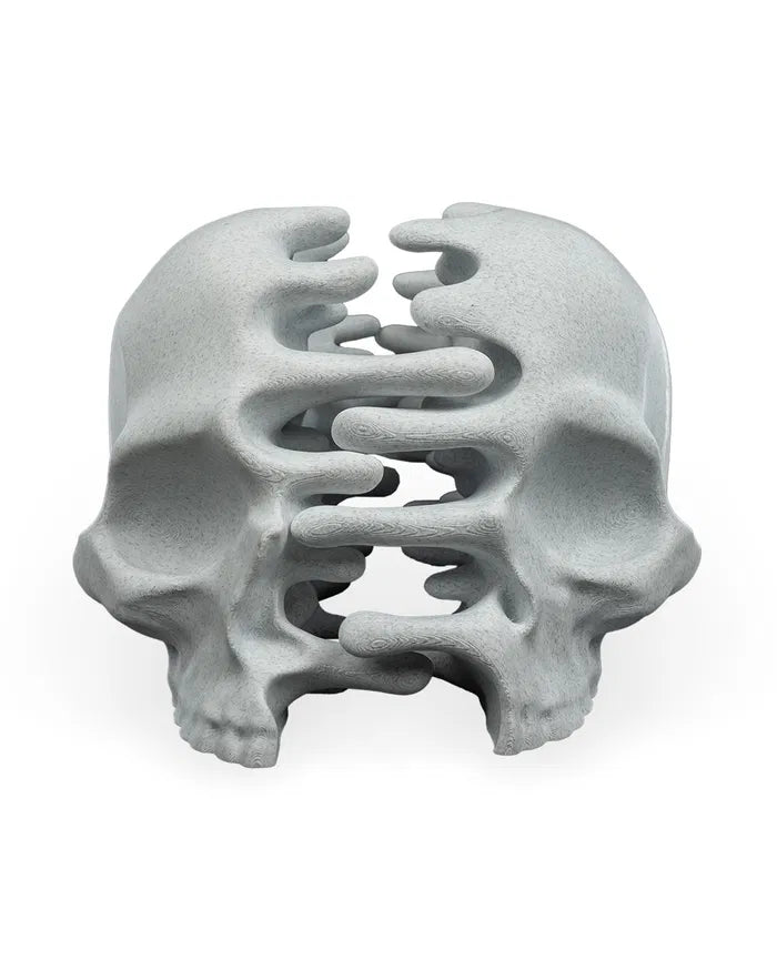 RIPped Skull – Surreal Decorative Sculpture