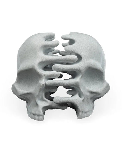 RIPped Skull – Surreal Decorative Sculpture