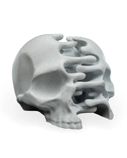RIPped Skull – Surreal Decorative Sculpture